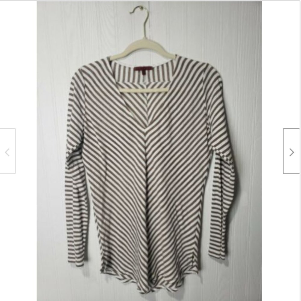 Red By BKE Striped Tunic Top